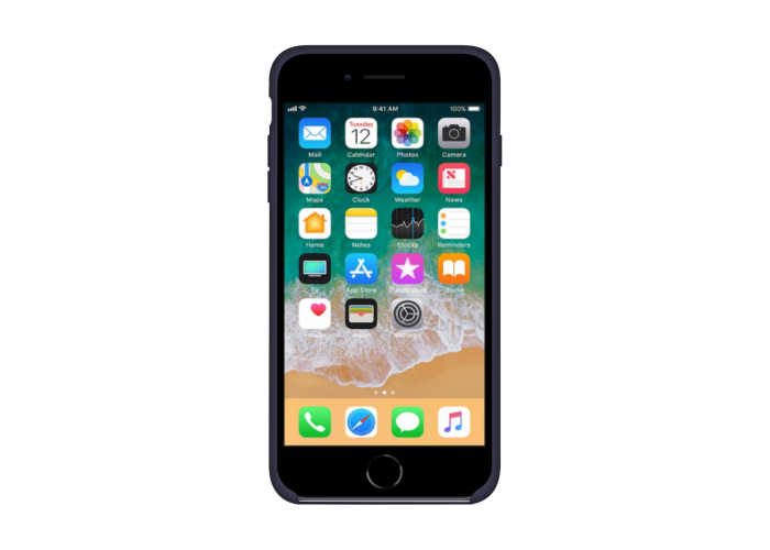 Силиконовый чехол Apple Silicone Case Midnight Blue для iPhone 6/6s (копия)