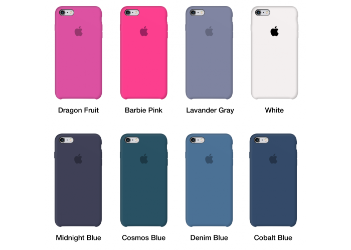 Силиконовый чехол Apple Silicone Case Light Pink для iPhone 6 (копия)