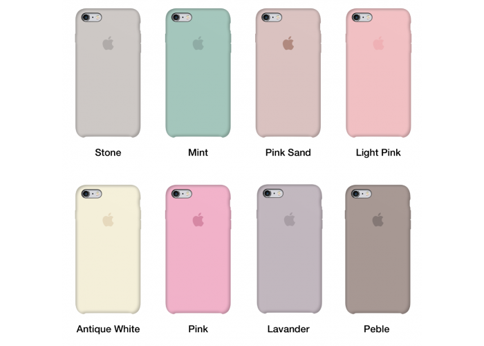 Силиконовый чехол Apple Silicone Case Lavander для iPhone 6/6s (копия)