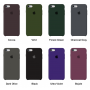 Силиконовый чехол Apple Silicone case Dark Olive для iPhone 6 /6s (копия)