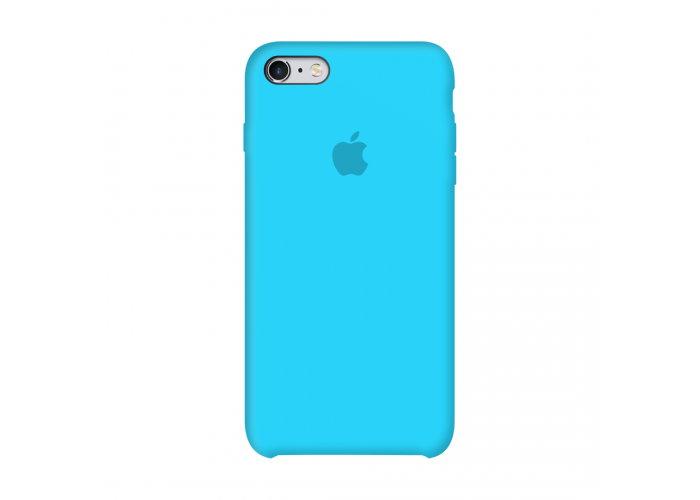 Силиконовый чехол Apple Silicone Case Blue для iPhone 6/6s (копия)