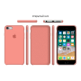 Силиконовый чехол Apple Silicone Case Begonia Red для iPhone 6/6s (копия)