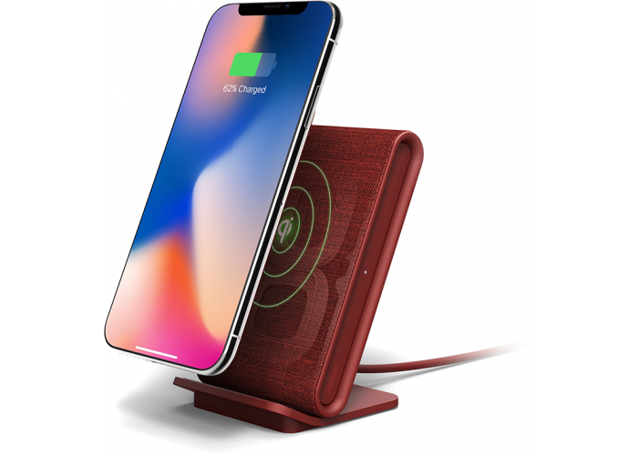 Беспроводная зарядка iOttie iON Wireless Stand Fast Wireless Charger Красная