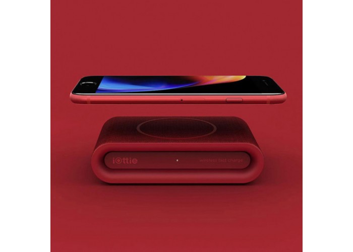 Беспроводная зарядка iOttie iON Wireless Fast Charging Pad Красная