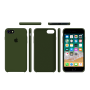 Силиконовый чехол Apple Silicone Case Virid (Темно-зеленый) для iPhone 7/8