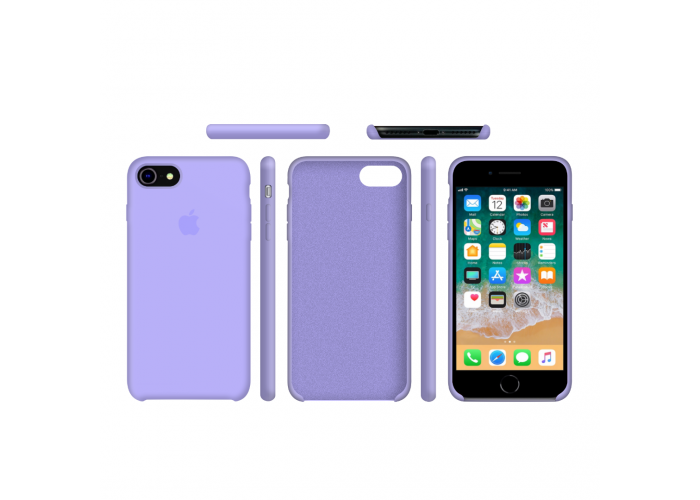 Силиконовый чехол Apple Silicone Case Violet для iPhone 7/8