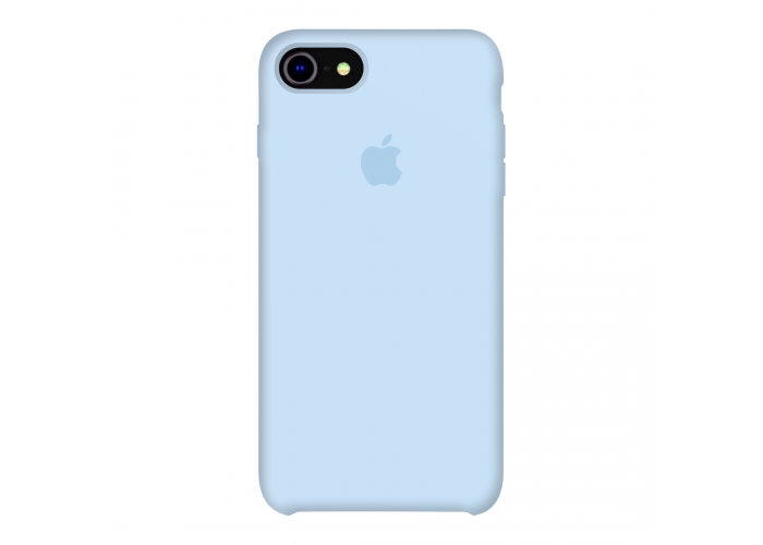 Силиконовый чехол Apple Silicone Case Sky Blue для iPhone 7/8 (копия)