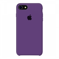 Силиконовый чехол Apple Silicone Case Purple для iPhone 7/8 (копия)