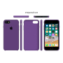 Силиконовый чехол Apple Silicone Case Purple для iPhone 7/8 (копия)