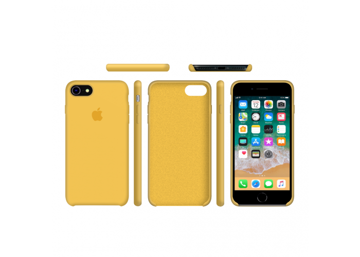 Силиконовый чехол Apple Silicone Case Lemonade для iPhone 7/8 (копия)