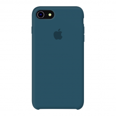 Силиконовый чехол Apple Silicone Case Cosmos Blue для iPhone 7/8 (копия)