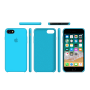 Силиконовый чехол Apple Silicone Case Blue для iPhone 7/8 (копия)