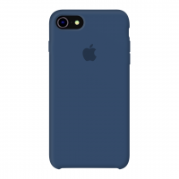 Силиконовый чехол Apple Silicone Case Blue Cobalt для iPhone 7/8 (копия)