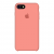 Силиконовый чехол Apple Silicone Case Begonia Red (Персиковый) на iPhone 7/8  (Реплика)