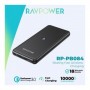 Внешний аккумулятор RAVPower RP-PB084 10000mAh 10W Wireless Charger, Black