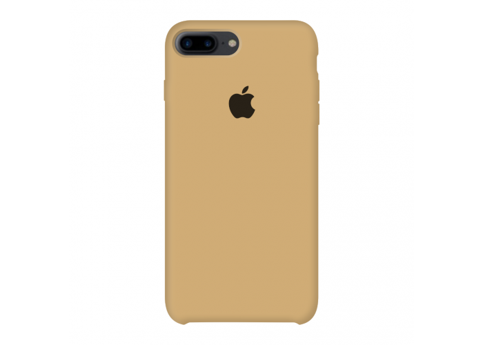 Силиконовый чехол Apple Silicone Case Mustard Beige для iPhone 7 Plus / 8 Plus (копия)