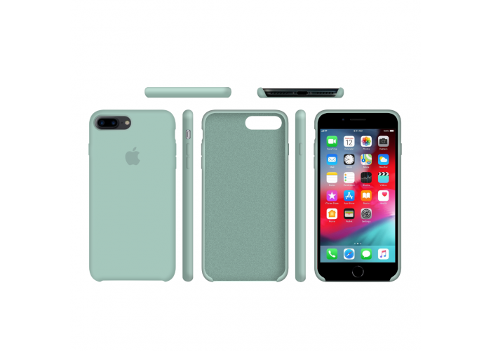 Силиконовый чехол Apple Silicone Case Mint для iPhone 7 plus/8 plus (Реплика)