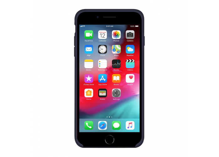 Силиконовый чехол Apple Silicone Case Midnight Blue для iPhone 7 plus/8 plus (Реплика)