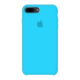 Силиконовый чехол Apple Silicone Case Blue для iPhone 7 Plus / 8 Plus (копия)