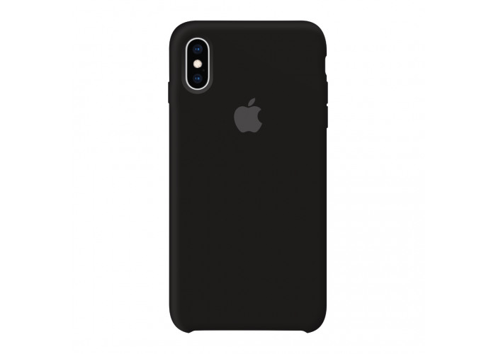 Силиконовый чехол Apple Silicone Case Black (Черный) для iPhone X /10 (копия)