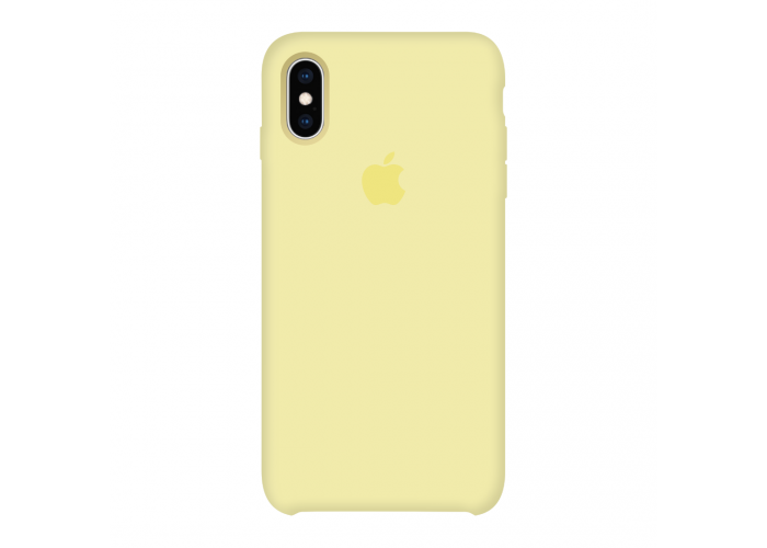 Силиконовый чехол Apple Silicone Case Mellow Yellow для iPhone Х/Xs