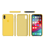Силиконовый чехол Apple Silicone Case Canary Yellow для iPhone X/Xs