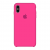Силиконовый чехол Apple Silicone Case Barbie Pink для iPhone X/Xs