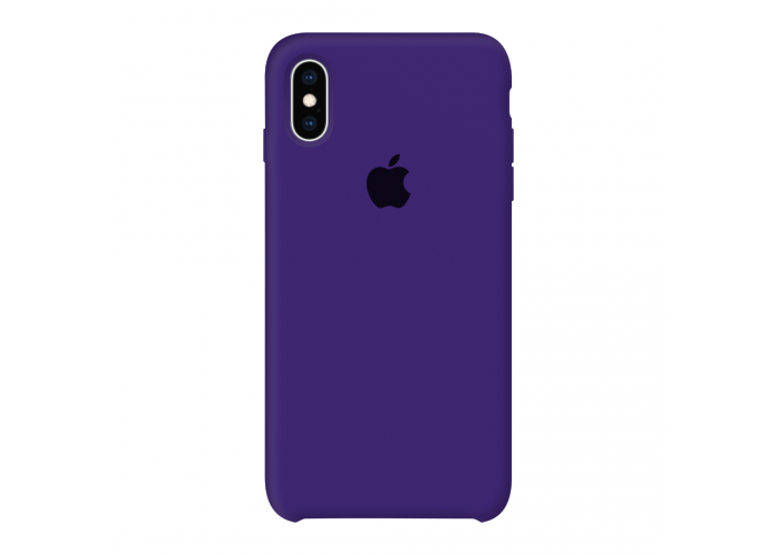 Силиконовый чехол Apple Silicone Case Ultra Violet (Фиолетовый) для iPhone X / Xs (копия)