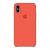 Силиконовый чехол Apple Silicone Case Spicy Orange для iPhone X / Xs (копия)