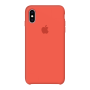 Силиконовый чехол Apple Silicone Case Spicy Orange для iPhone X / Xs (копия)