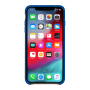 Силиконовый чехол Apple Silicone Case Royal Blue для iPhone X /10/Xs (копия)