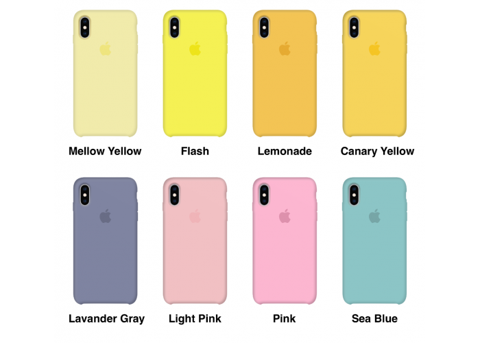 Силиконовый чехол Apple Silicone Case Peach для iPhone X /10 Xs/10s (копия)