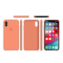 Силиконовый чехол Apple Silicone Case Peach для iPhone X /10 Xs/10s (копия)
