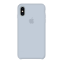 Силиконовый чехол Apple Silicone Case Mist Blue для iPhone X /10/Xs (копия)
