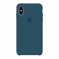Силиконовый чехол Apple Silicone Case Cosmos Blue для iPhone X /10 Xs/10s (копия)