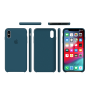 Силиконовый чехол Apple Silicone Case Cosmos Blue для iPhone X /10 Xs/10s (копия)