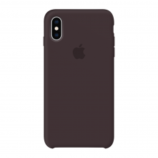 Силиконовый чехол Apple Silicone Case Cocoa для iPhone X /10/Xs (копия)