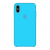 Силиконовый чехол Apple Silicone Case Blue для iPhone X /10/Xs (копия)