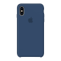 Силиконовый чехол Apple Silicone Case Blue Cobalt для iPhone X /10/Xs/10s (копия)