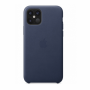 Чехол Apple Leather Case Midnight Blue для iPhone 12 Mini