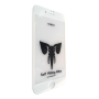 Защитное стекло Moxom для iPhone 7/8 белого цвета.