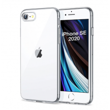 Толстый силиконовый прозрачный чехол для iPhone SE 2