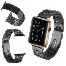Ремешок для Apple watch 42/44mm Resin band Black (Черный)