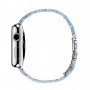 Ремешок для Apple watch 42/44mm Resin band White Blue (Небесно голубой)