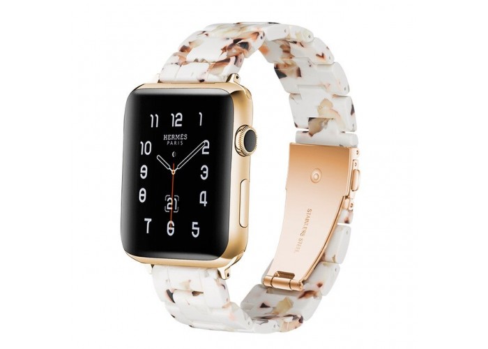 Ремешок для Apple watch 42/44mm Resin band White (Белый)