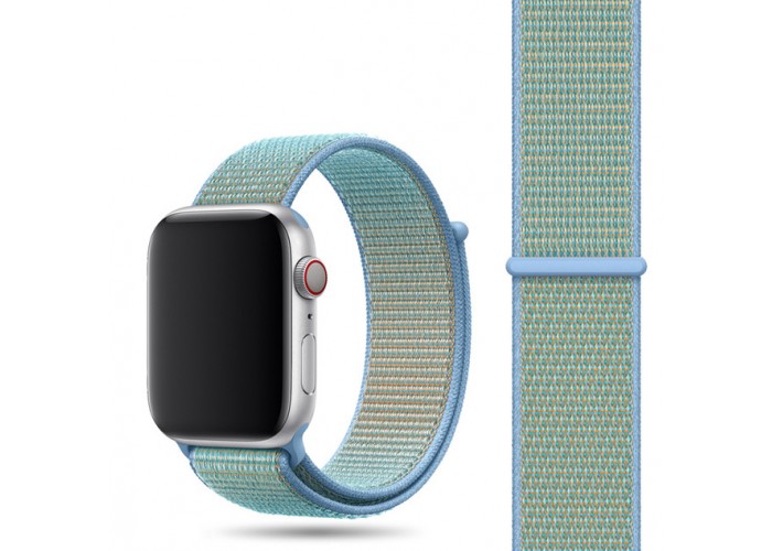 Ремешок для Apple Watch 42/44mm Nylon Sport Loop Cornflower