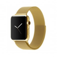 Ремешок для Apple Watch Milanese loop 38/42мм Gold