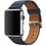 Ремешок Apple watch 42/44mm Classic Buckle Leather midnight blue