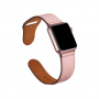 Кожаный ремешок для Apple Watch 42/44mm Rivet Clasp Pink