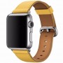 Ремешок Apple watch 42/44mm Classic Buckle Leather Yellow